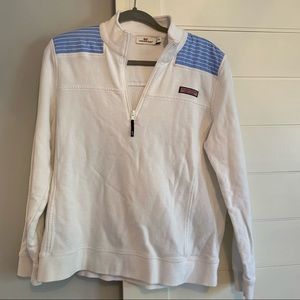 Vineyard Vines Shep Shirt - white with blue stripe